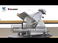 7 Слисер мяса кухни лезвия, электрическая машина Слисер картошки ростбифа еды video