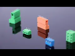 5 блок Screwless тангажа Pin 5,0 5.08mm мужской вставляемый терминальный video