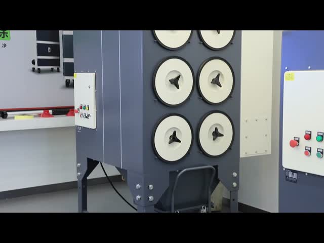 Large Flow Rate 5000m3/h Mobile Fume Extractor For Laser Cutting