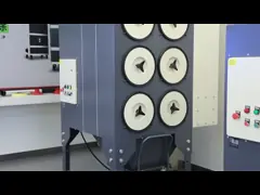 Сборник пыли для резца медицинского осмотра автомата для резки лазера с 9 фильтрами патрона video