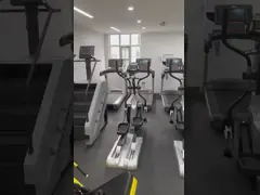 Велосипед закрутки колеса перекрестного тренера неподвижной эллиптической машины спортзала само- приведенный в действие магнитный video