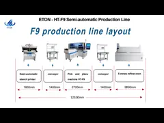 машина установки толщины SMT PCB 0.5-5mm с магнитным линейным мотором/мотором сервопривода video