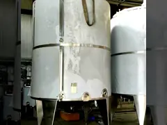 Цилиндр танка большой нержавеющей стали хранения смешивая для инженерства биологии хранения video