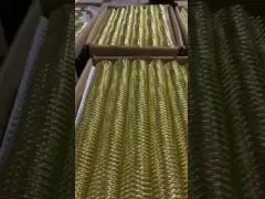Розовая спираль металла дюйма 4:1 1-1/2 тангажа золота свертывается спиралью для вязки книги video