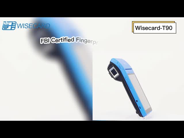Terminal Handheld sem fio esperto da posição do tela táctil EFT Android de NFC de 4G/WIFI/BT GPRS com impressão digital