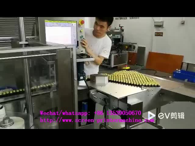 750pcs/min três pontos que posicionam a máquina de etiquetas da garrafa redonda