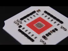 Значительно красные 730nm растут спектр 50W СИД светлого УДАРА УДАРА 2.1A СИД полный video