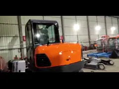 Сильно эффективная гидравлическая машина экскаватора 3 тонны для сертификата КЭ дороги выкапывая video