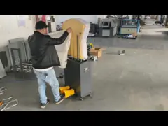 Pneumatic Small Cushion Covering Machine Semi Automatic 220v 50HZ 0.8Mpa