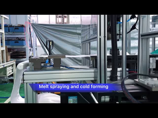 Integrated 22KW N95 Mask Making Machine 20Pcs/Min Max video