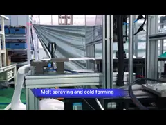 Integrated 22KW N95 Mask Making Machine 20Pcs/Min Max video