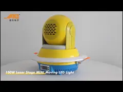 Ra90 Laser Stage Light 100Watt Yellow Moving LED Head