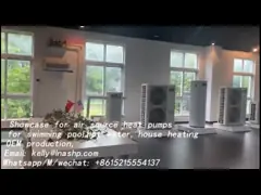 China Spray Coating Air Source Inverter Heat Pump For Swimming Pool 300KW supplier