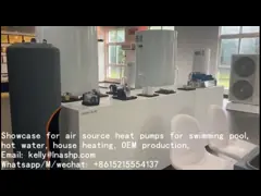 Обеспечивая циркуляцию немедленный инвертор теплового насоса инвертора DHW Dc горячей воды video