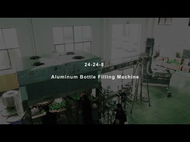 24 24 8 Aluminum Bottle Filling Machine