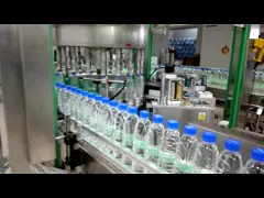 Горячий расплавьте машину для прикрепления этикеток бутылки ярлыка Opp клея пластиковую для Carbonated напитка video