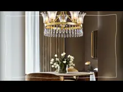 Вися светлый шкентель источника света G4 освещает современное крытое video