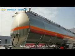 40000L 3-осный прицеп-цистерна из алюминиевого сплава video