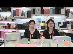 Изготовленным на заказ коробка напечатанная цветом радужная голографическая для упаковки подарка video