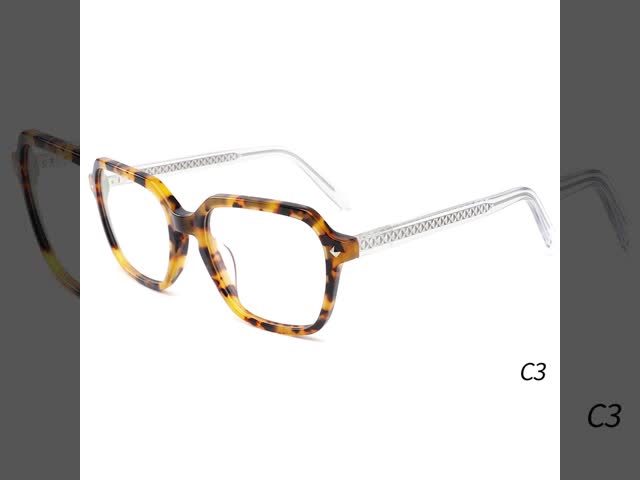 Свет Eyewear оптически рамки дамы Рецепта Стекла Ацетата людей голубой