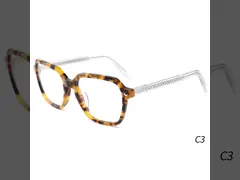 Свет Eyewear оптически рамки дамы Рецепта Стекла Ацетата людей голубой video