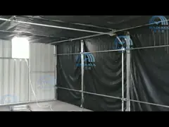 Садовнические заводы Overwintering шатер парника с досками ПК video