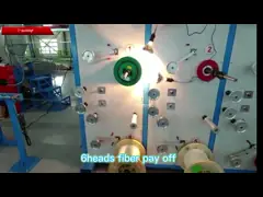 12 круг ядра FTTH падает машина кабеля оптического волокна 190m/Min LSZH video