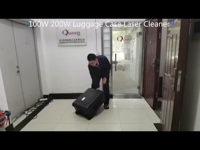 Случай вагонетки соединение Bluetooth машины удаления ржавчины лазера 50 ватт беспроводное видео