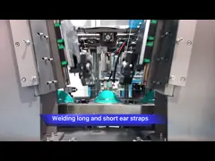 10Pcs/Min 380V Cup Shaped N95 Mask Making Machine video