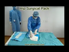 SMS SMMS SMMMS SMF Hip Disposable Surgical Pack Impermeable 20g - 60g