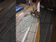 Панели закаленные безопасностью стеклянные, архитектурноакустические декоративные панели стекла двери video