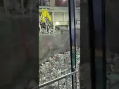 Луч 5 тонн двойной путешествуя система мостового крана с самосхватом для поднимаясь металлолома video