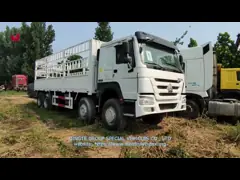 40t Heavy Duty Cargo Truck HW76 Fence Cargo Truck Euro II