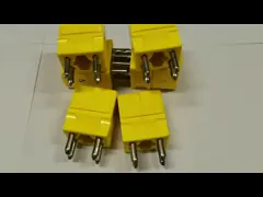 4 неубедительный тип двойное гнездо PIN k штепсельной вилки нейлона соединителя термопары стеклянное заполненное video