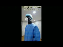 45g SMS усилило устранимую медицинскую мантию изоляции с полотенцем и обручем руки video