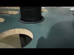 110v Desktop Power Outlet Pop Up Socket Four Sides For Home video