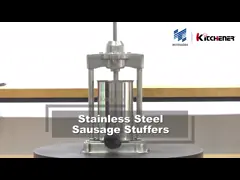 Front Cylinder Lock Manual Sausage Stuffer 15 Lb Vertical With Two Steel Bars