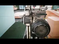 CNC осциллируя удваивает лезвие пенится автомат для резки контура доски губки video