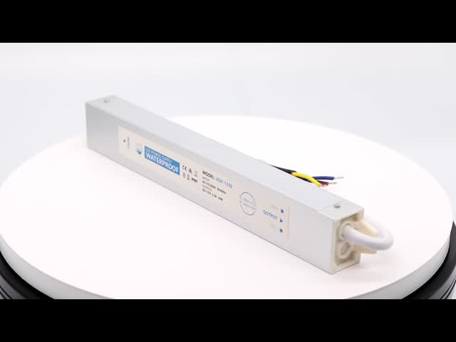 Предохранение от короткого замыкания уменьшает электропитание приведенное алюминиевой раковины водителя SMPS 12V 30W СИД водоустойчивое видео