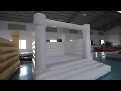 Подгонянный на открытом воздухе дом прыжка свадьбы раздувной скача раздувной хвастун video