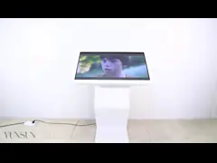 Цифров рекламируя C.P.U. тотема i7 LCD 3G Wifi киоска экрана касания положения пола video