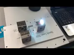 Печатание лазера волокна JPT 50W гравируя отмечать гравировку лазера кода кода штриховой маркировки QR металла машины стальную отмечать video