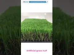 Ковер зеленой травы дерновины лужайки высокой плотности искусственный синтетический video