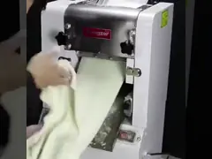 промышленная лапша 20kg делая машину Sheeter теста пиццы машины 1100W video