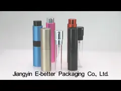 роскошный мини портативный флакон духов 20ml для атомизатора духов кармана брызг refillable video