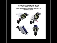 Тип камера пули IP65 CCTV фальшивки с реальным красным мигающим огнем video