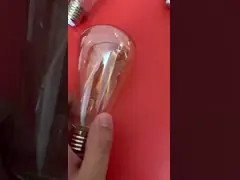 Прозрачные стеклянные декоративные шарики СИД с основанием никеля предотвращают корозию 200льм video