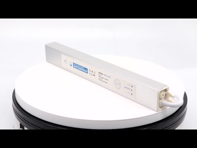 Fonte de alimentação impermeável de prata 24V do diodo emissor de luz 50W para os módulos exteriores do diodo emissor de luz