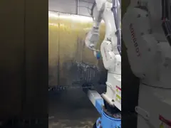 ODM Car Parts Automatic Robot Painting Machine Six Axis With Spray Gun