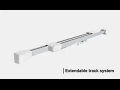 след занавеса 1.7m моторизованный длиной Retractable телескопичный video